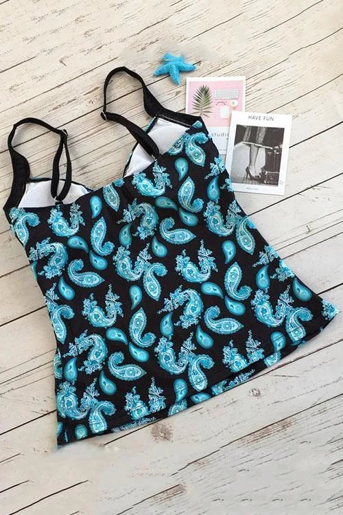 Cascada | Costum de baie Paisley care acoperă abdomenul