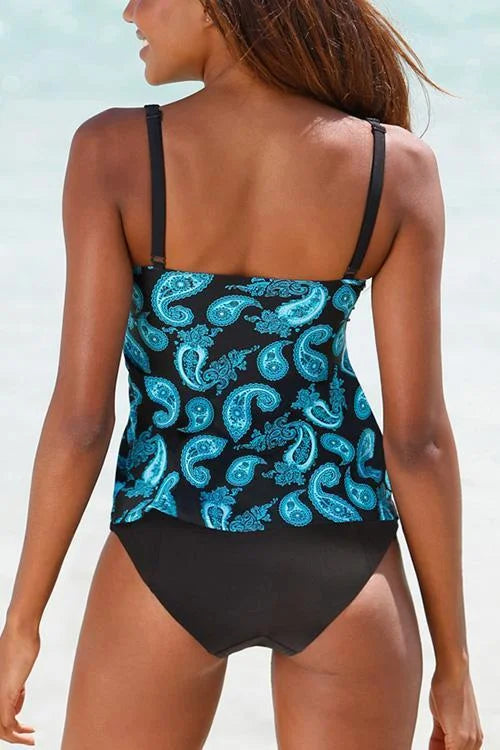 Cascada | Costum de baie Paisley care acoperă abdomenul