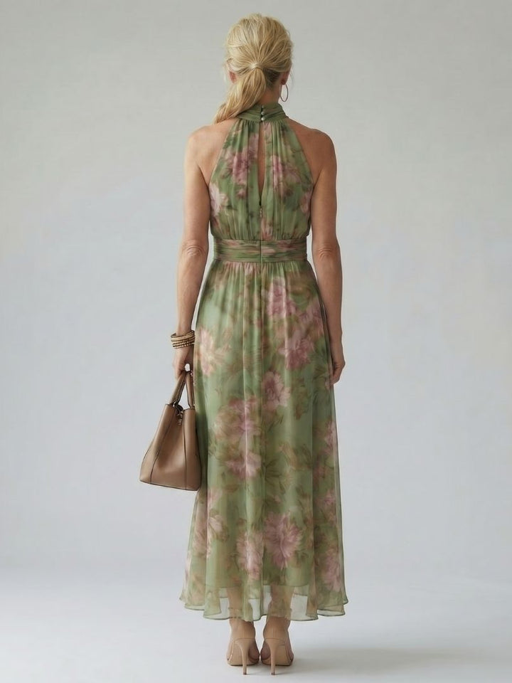 Mirelle | Midi Halter Dress