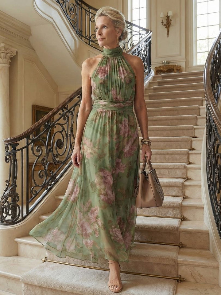 Mirelle | Midi Halter Dress