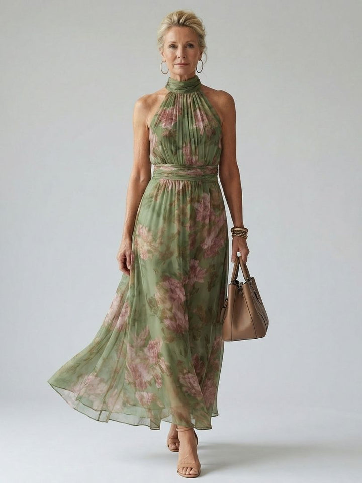 Mirelle | Midi Halter Dress