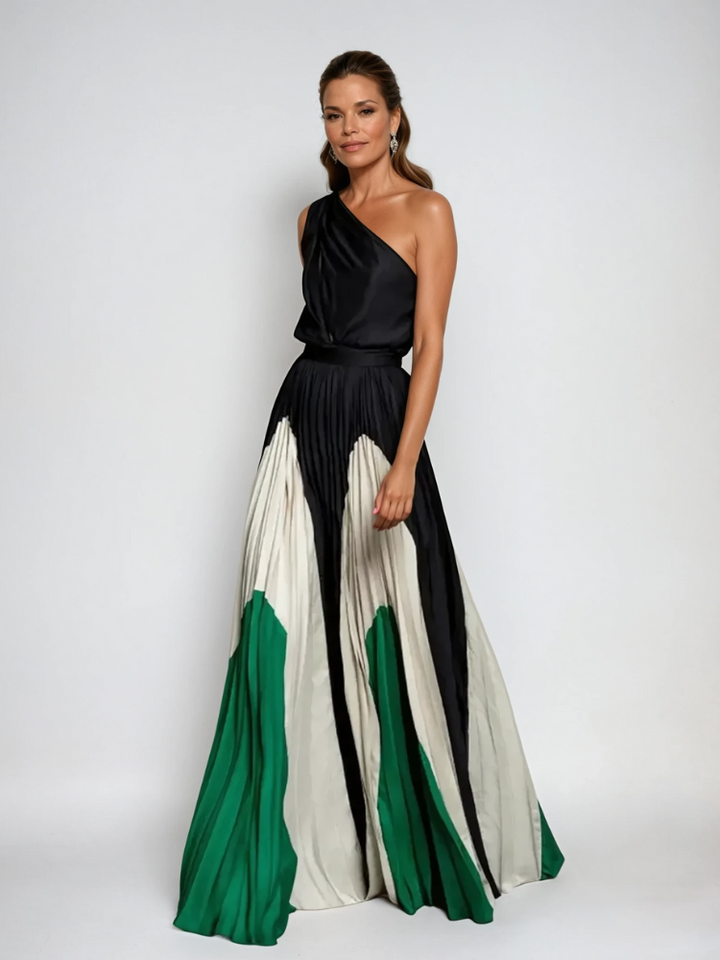 Poppy | Rochie Maxi Elegantă cu Un Umăr